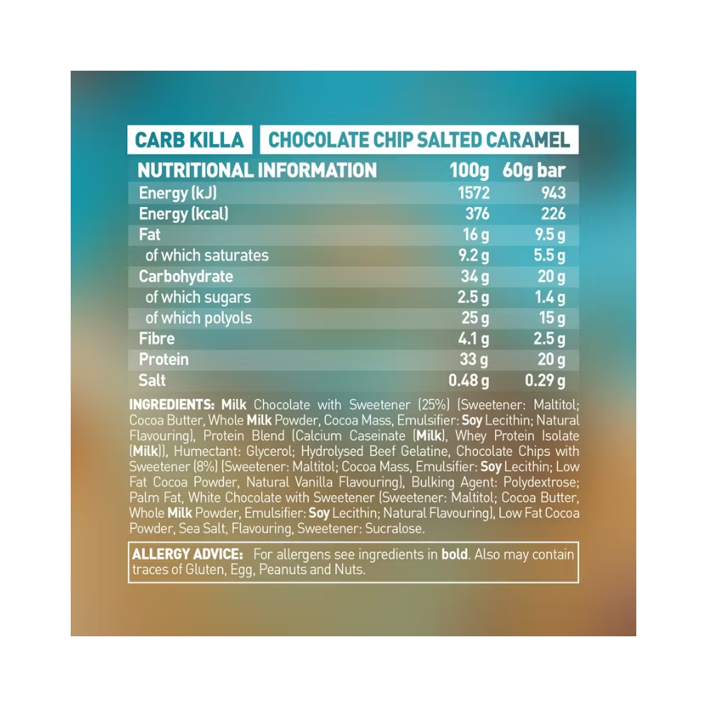 Barre Protéinée Carb Killa® Caramel Beurre Salé