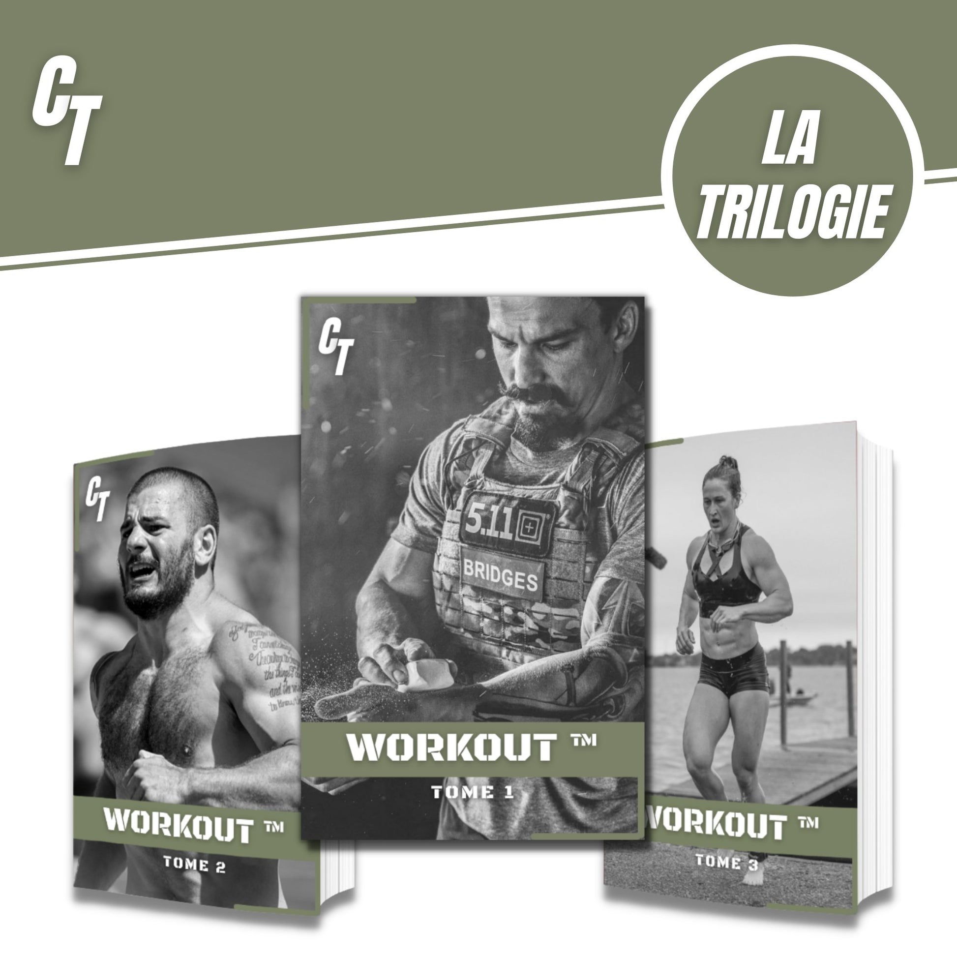 LA TRILOGIE ™️ : 150 WODs Sans Matériel - Charlie Tango Fitness